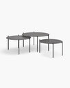 Leo Soffbord - Large set - Svart - Grafite dekton
