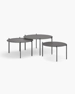 Leo Couchtisch - Großes Set - Beige - Lunar Dekton