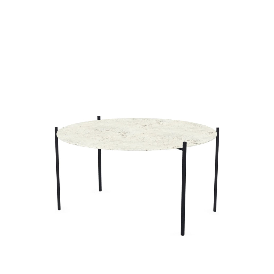 Table basse Leo – Structure noire – Sabbia