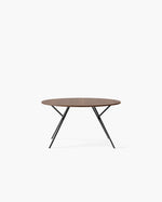 Luna Matbord - Svart - Mörk ek