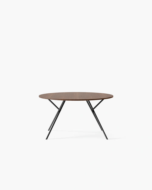 Luna Matbord - Svart - Mörk ek