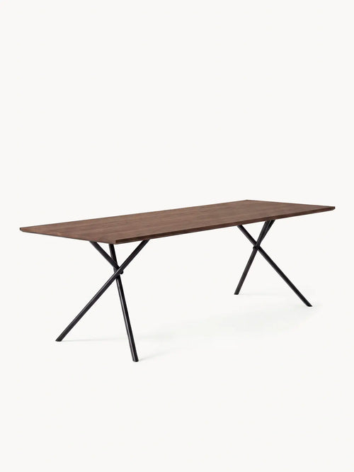 Melker Ess Tisch Schwarz Dark Oak