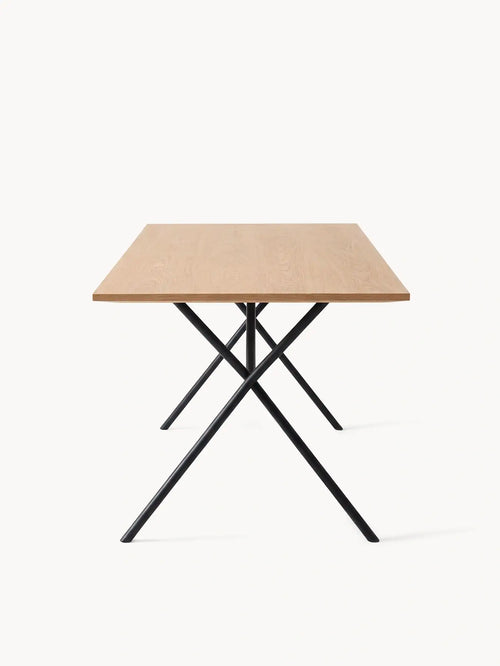 Melker Ess Tisch Schwarz Oak