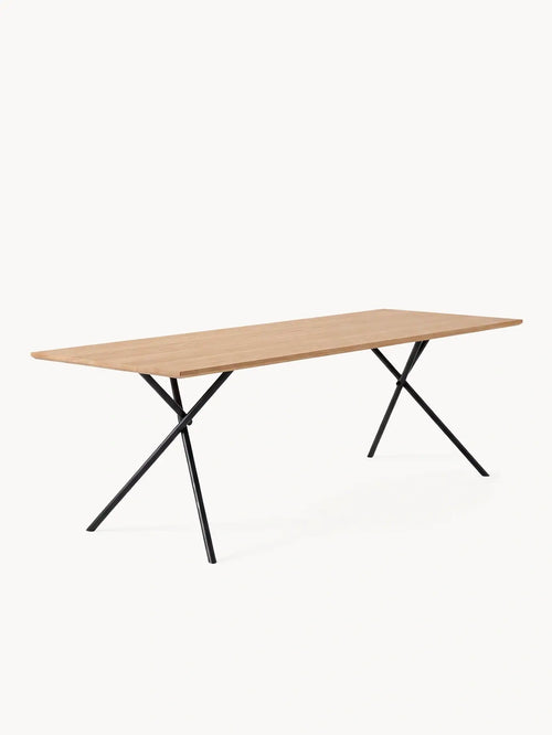 Melker Ess Tisch Schwarz Oak