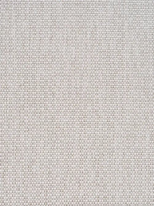 Close-up of Oat outdoor olefin fabric, a solution-dyed weave in a warm off-white