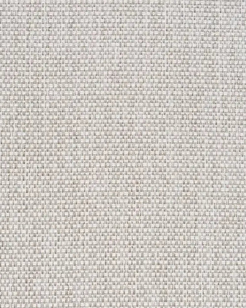 Close-up of Oat outdoor olefin fabric, a solution-dyed weave in a warm off-white tone