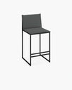 Philip Utebarstol - Svart - Onyx akryl