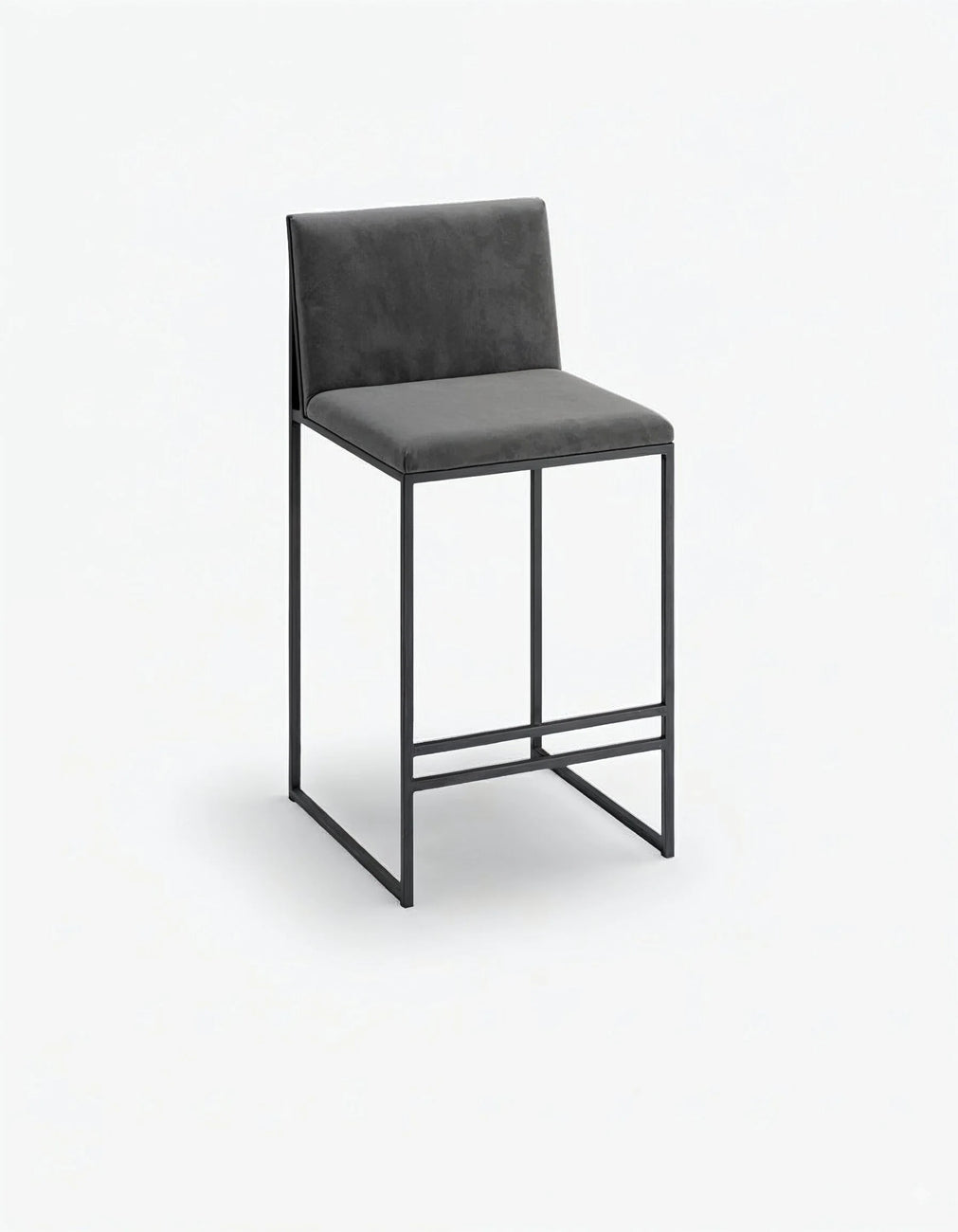 Philip Bar stool - Black - Jade black velvet