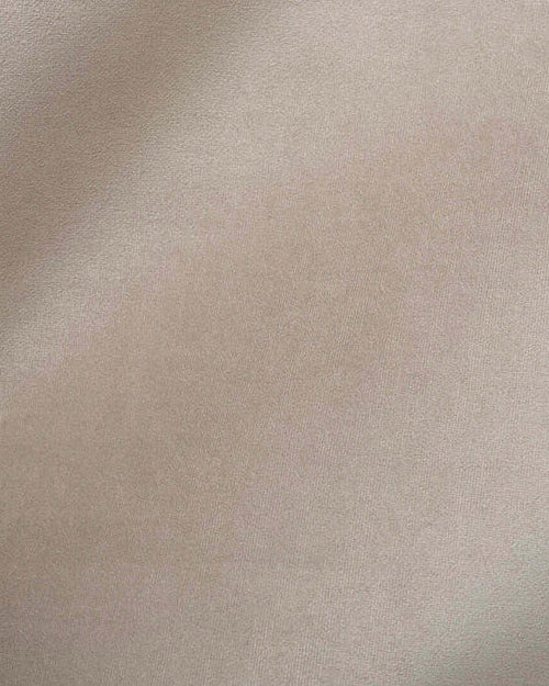 Close-up of Taupe velvet, showing the dense short pile