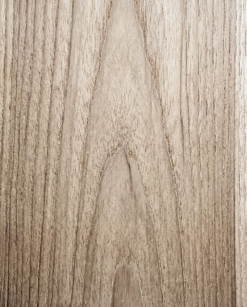 Close-up of untreated Grade A teak, showing the open grain and the silver patina it takes on outdoors