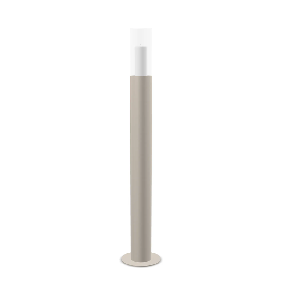Floor Candle Holder Thomas – Large – Taupe Frame