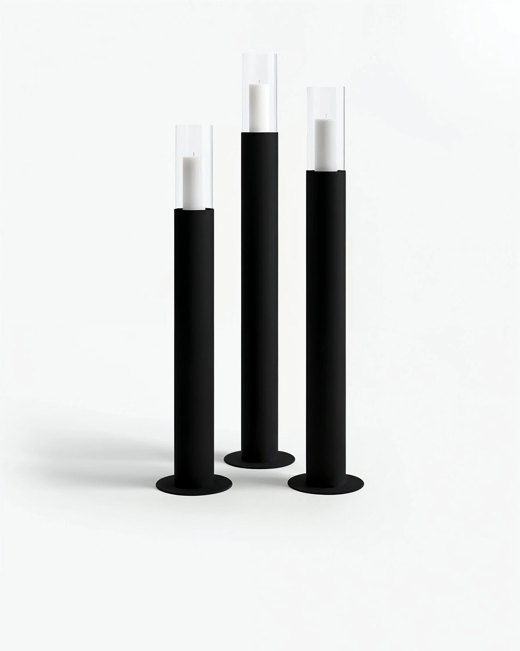 Thomas Floor candleholder - Set - Black