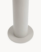 Candleholder Thomas beige frame base detail of the floor standing holder designed for indoor use