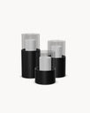 Tom Candleholder - 3set - Black