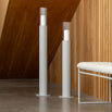 Thomas Floor candleholder set in beige, featuring minimalist design with clean lines to enhance Nordic style interiors.
