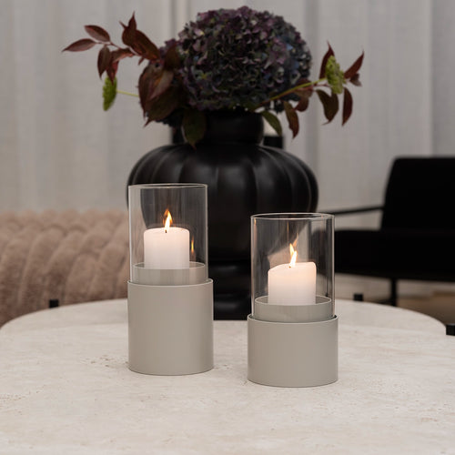 Tom Candleholder - 2set - Beige