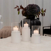 Tom - 3set - White Frame from by Crea - Candleholder.