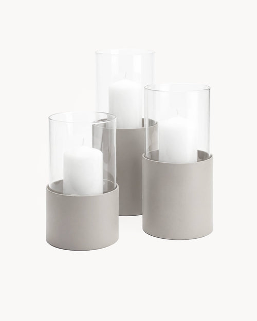 Candleholder Tom - 3set - Beige
