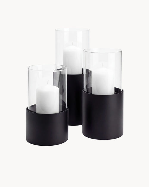 Candleholder Tom - 3set - Black