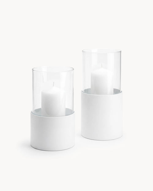 Candleholder Tom - 2set - White Frame