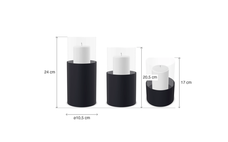 Tom Hurricane Candle Holder