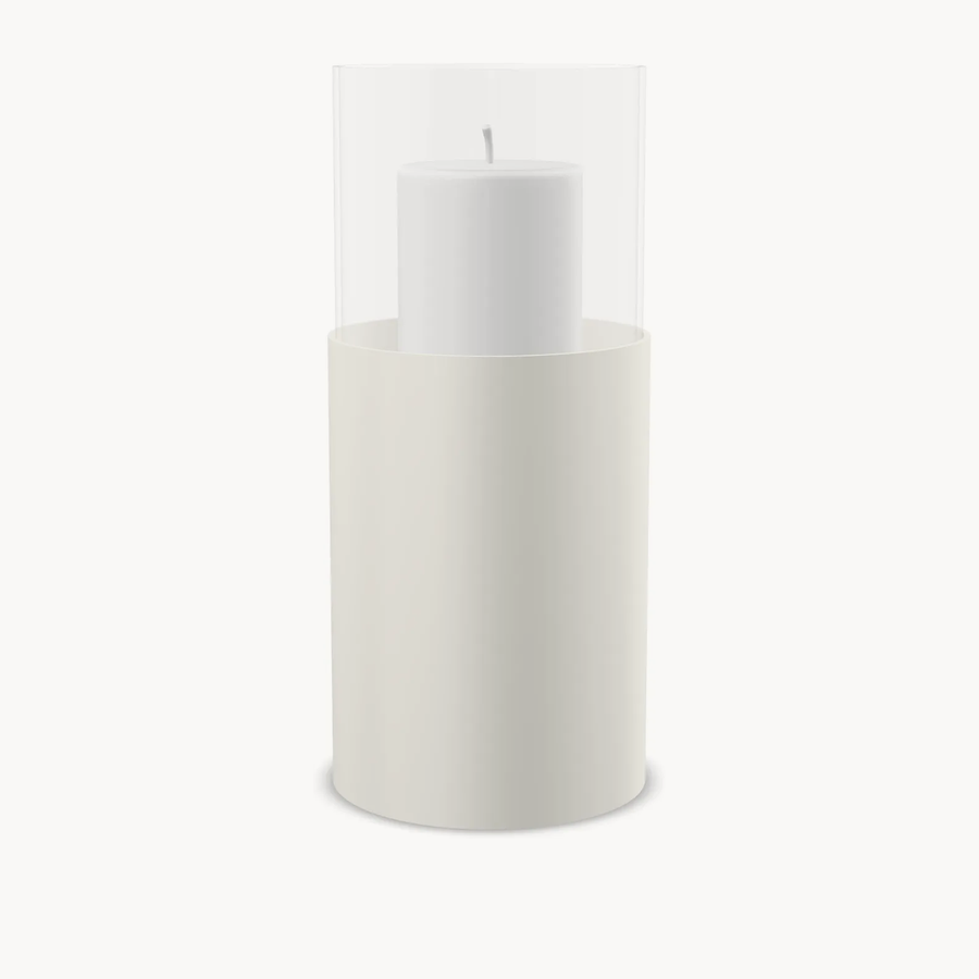 Hurricane Candle Holder Tom – Large – Beige Frame