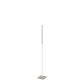 Floor Candle Holder Vera Small, beige powder-coated steel frame on Turbin grey Caesarstone base
