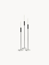 Candleholder Vera - Set Frame - Black Frame - Moorland Stone