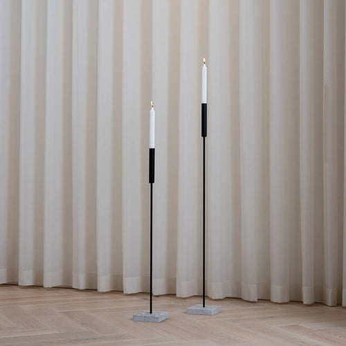 Bougeoir Vera Floor - Lot de 2 - Noir - Moorland