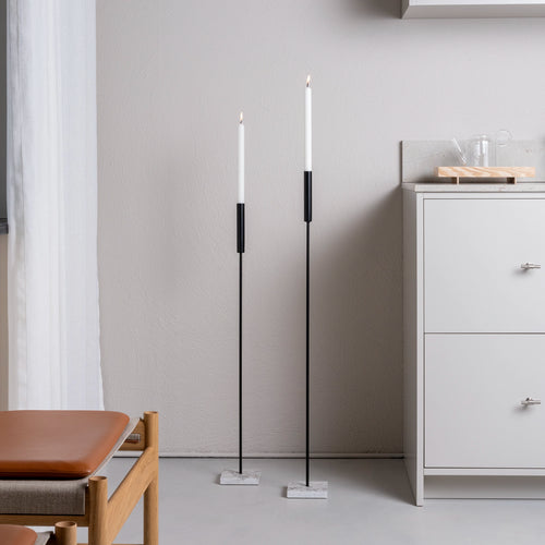 Vera Golvljusstake - 2 set - Svart - Moorland