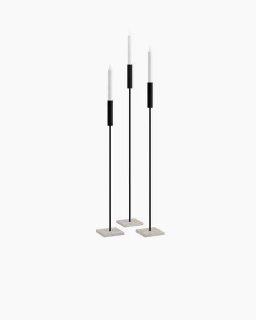 Vera Golvljusstakar - Set - Svart - Moorland