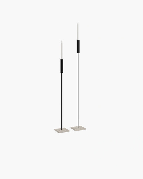 Vera Golvljusstake - 2 set - Svart - Moorland