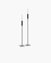 Vera - 2 set - Black Frame - Turbin grey Stone from by Crea - Candleholder.