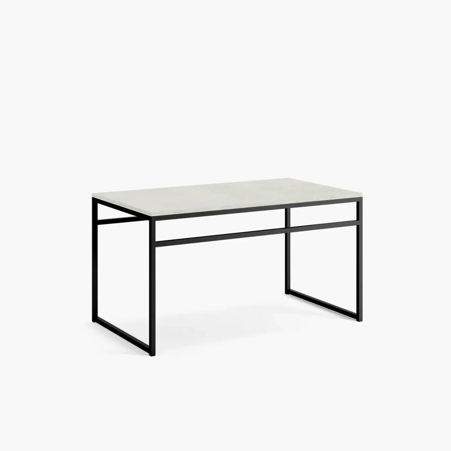 Outdoor Bench Wilma – Black Frame – Lunar Dekton