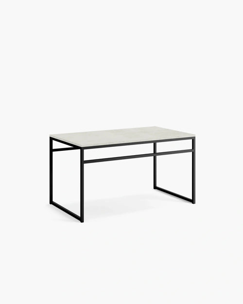 Wilma outdoor bench in black with Lunar dekton top, perfect for garden seating and stylish outdoor decor.