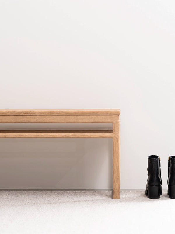 Oak Bench – Alva – Dark Oak 65, 100, 130cm | by Crea® Oak Bench – Alva – Dark Oak 65, 100, 130cm | by Crea®